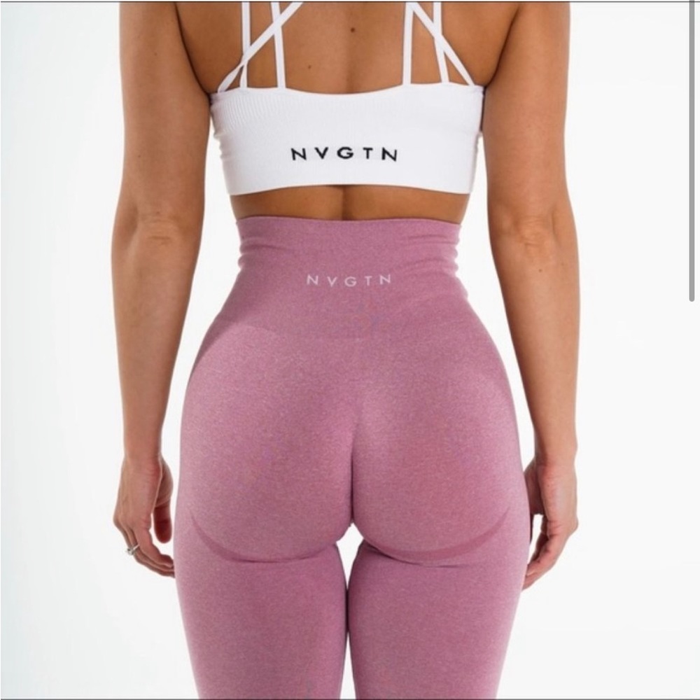 NVGTN contour seamless leggings pink
